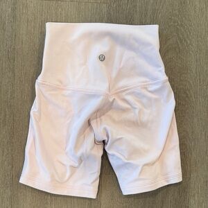 lululemon athletica Women's Light Pink Align Shorts, size 0